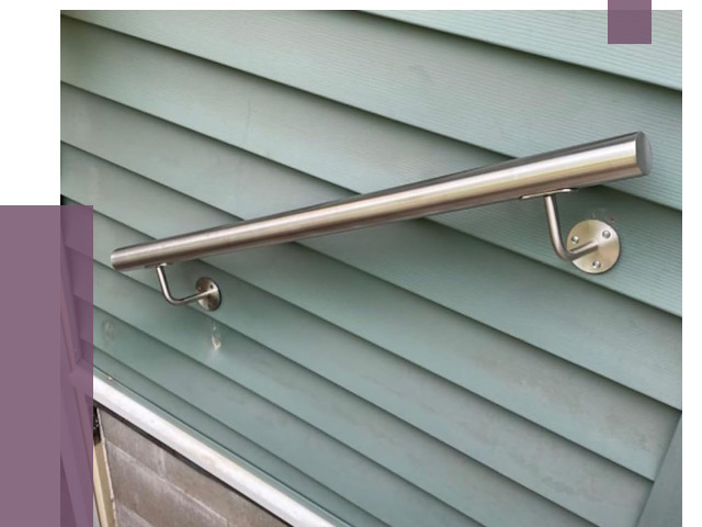 Поручни из нержавеющей стали в Березниках от 7724 руб.  | ПРОЛЁТ-Брз