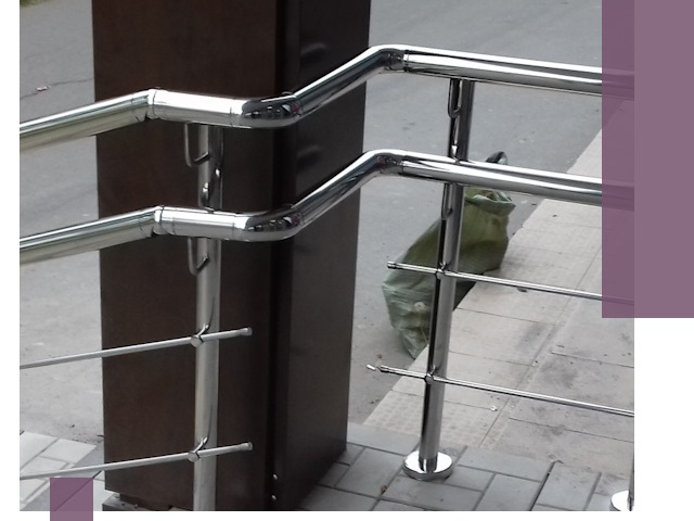 Монтаж поручней из нержавеющей стали в Березниках качественно и быстро